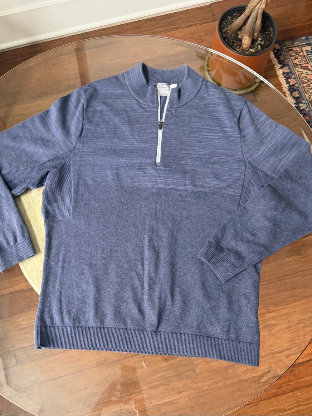 Puma Men’s Quarter Zip Pullover Sweater